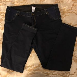 Liz Lange Maternity Dark Blue Skinny Jeans 16